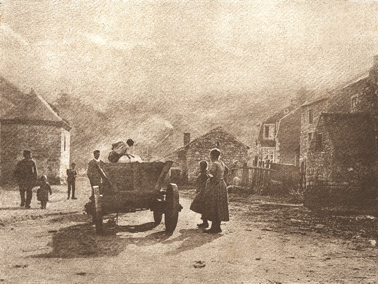 Aufnahme von Léonard Misonne in Gilly