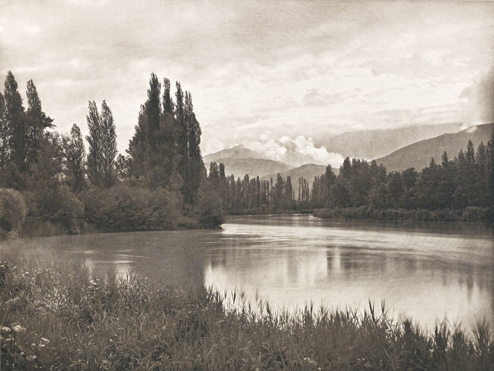 Bords de L’Isère, le soir