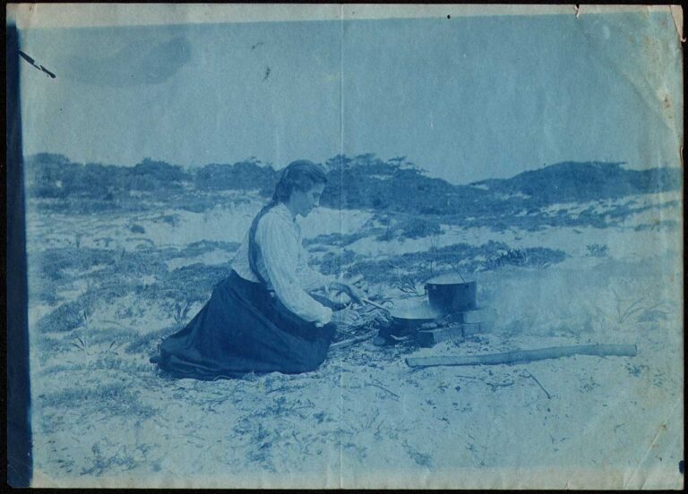 Mother Cooks at Point O’ Woods Long Island
