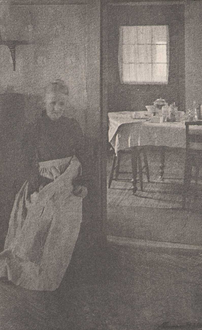 Mother was living in the old home, alone