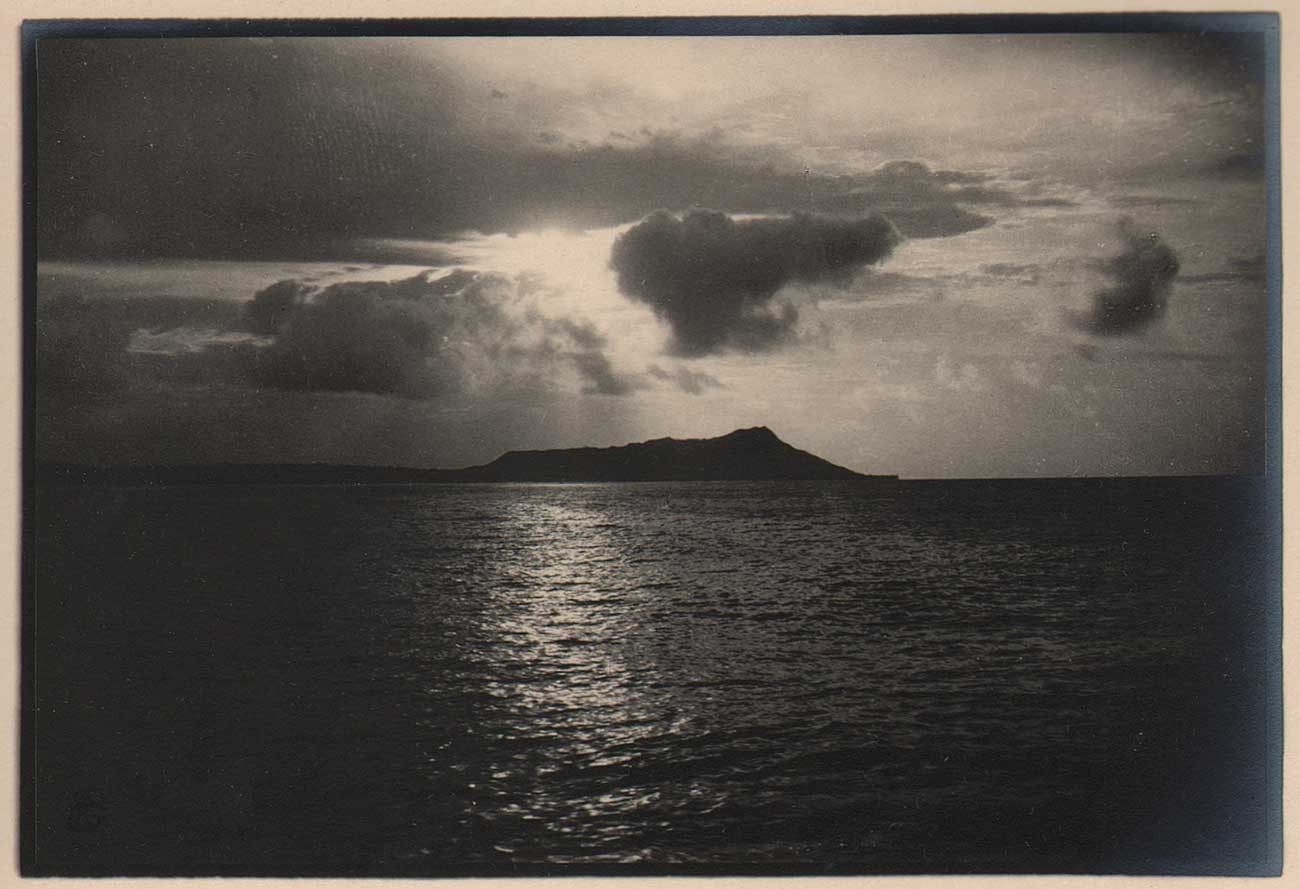 Old ocean singing a psalm of of delight…