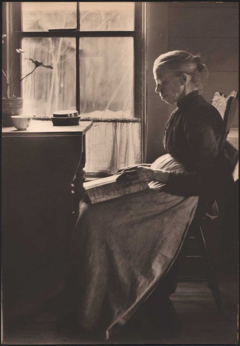 Old Woman Seated before Window