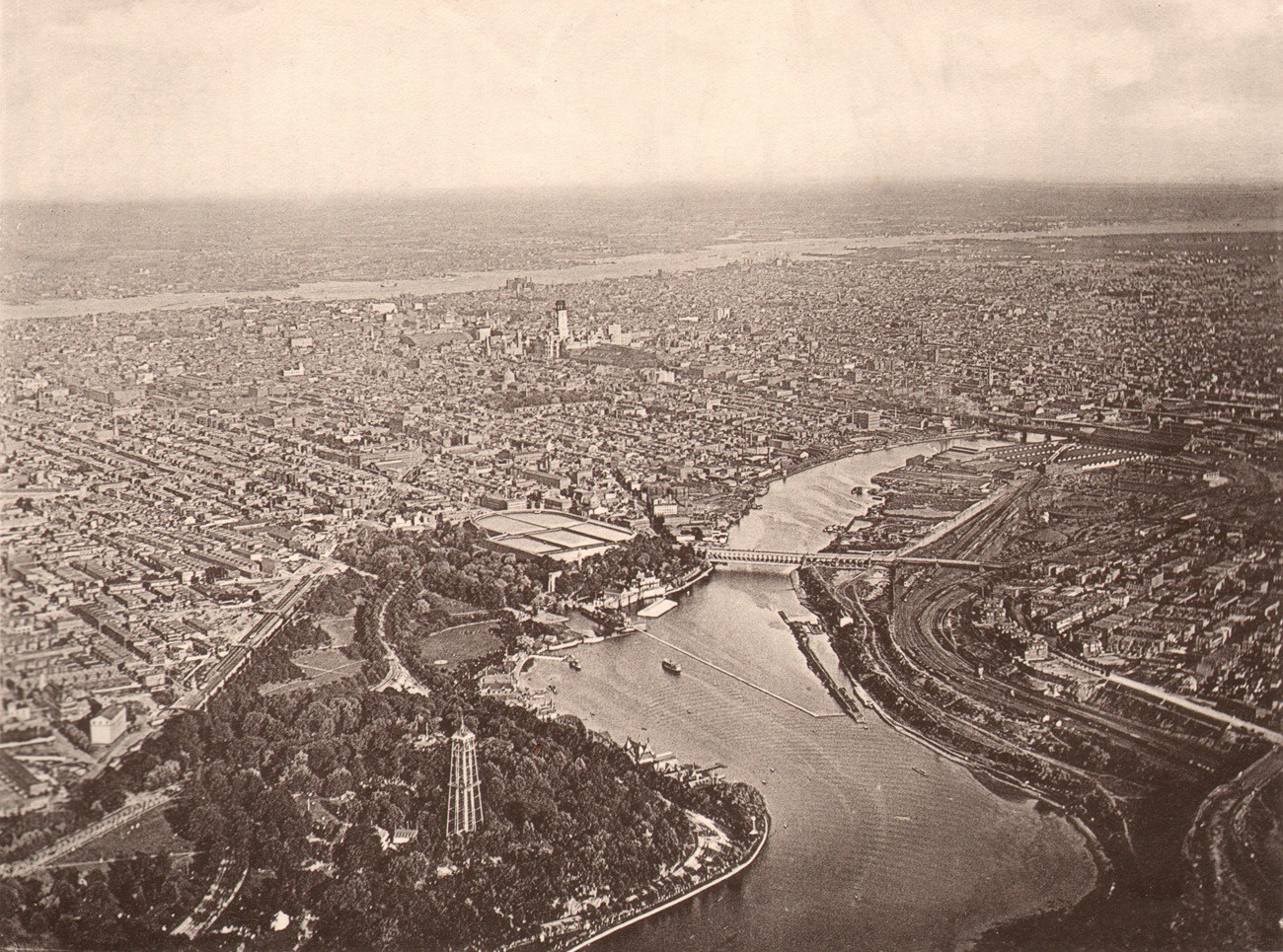 Philadelphia from a Balloon