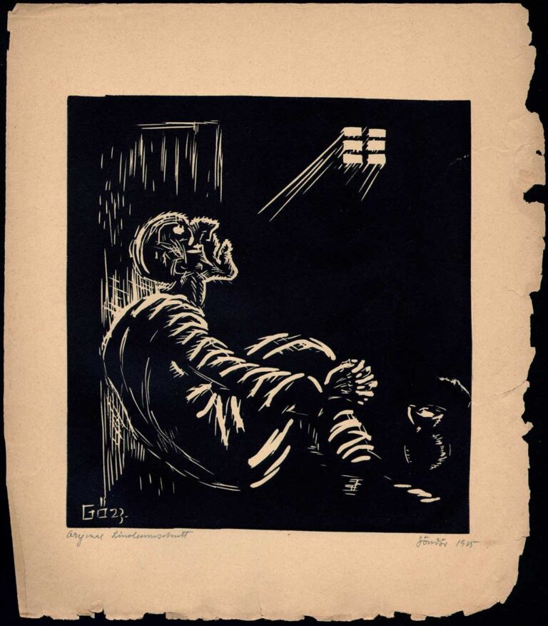 Old Prisoner gazing at the Light