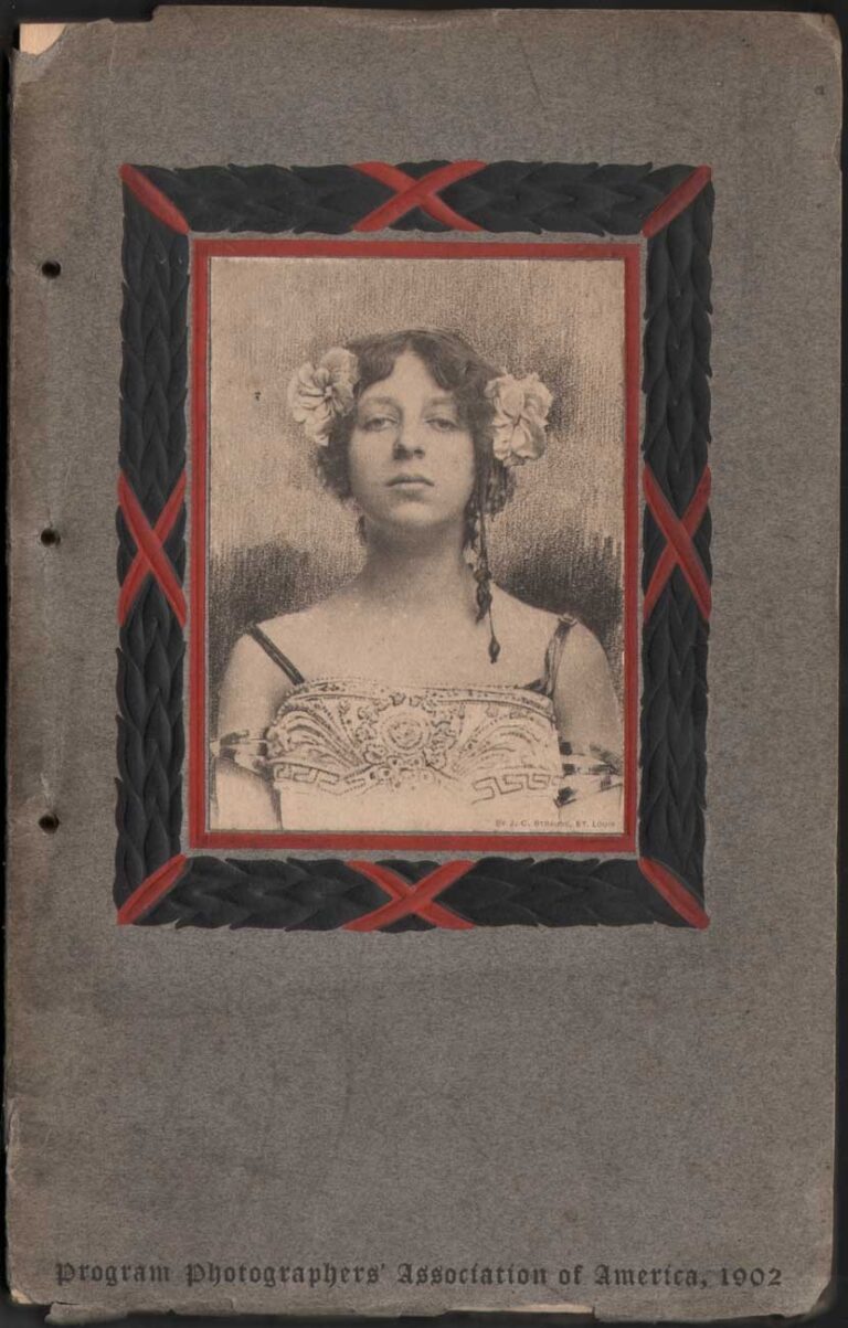 Program Cover: Lytrit style portrait by Strauss