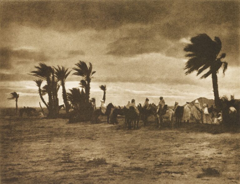 Landschaft mit Beduinen