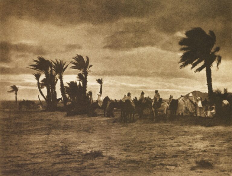 Landschaft Mit Beduinen