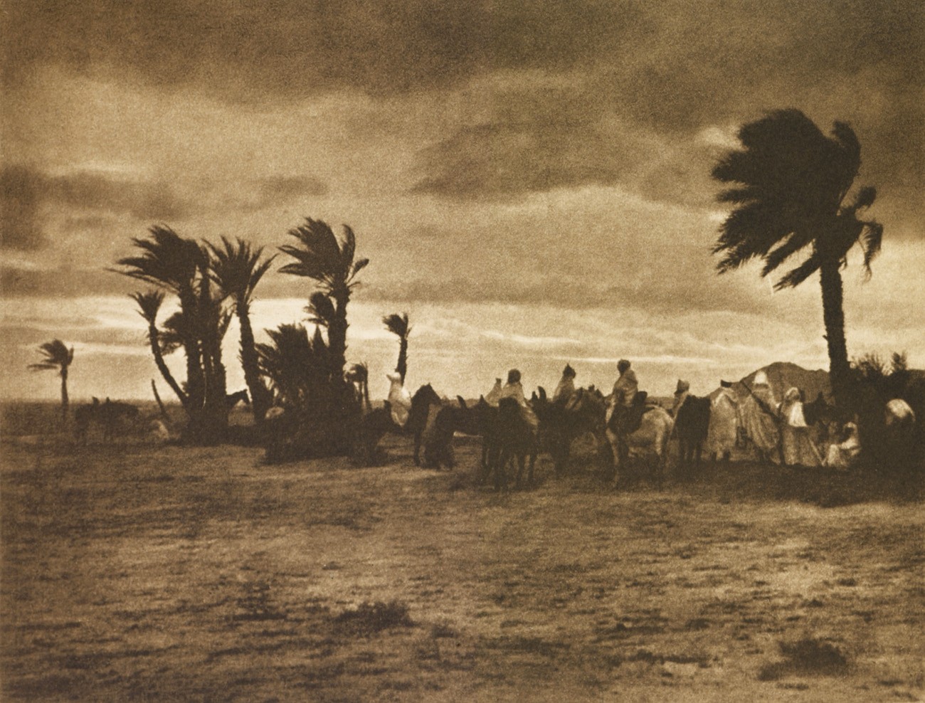 Landschaft Mit Beduinen