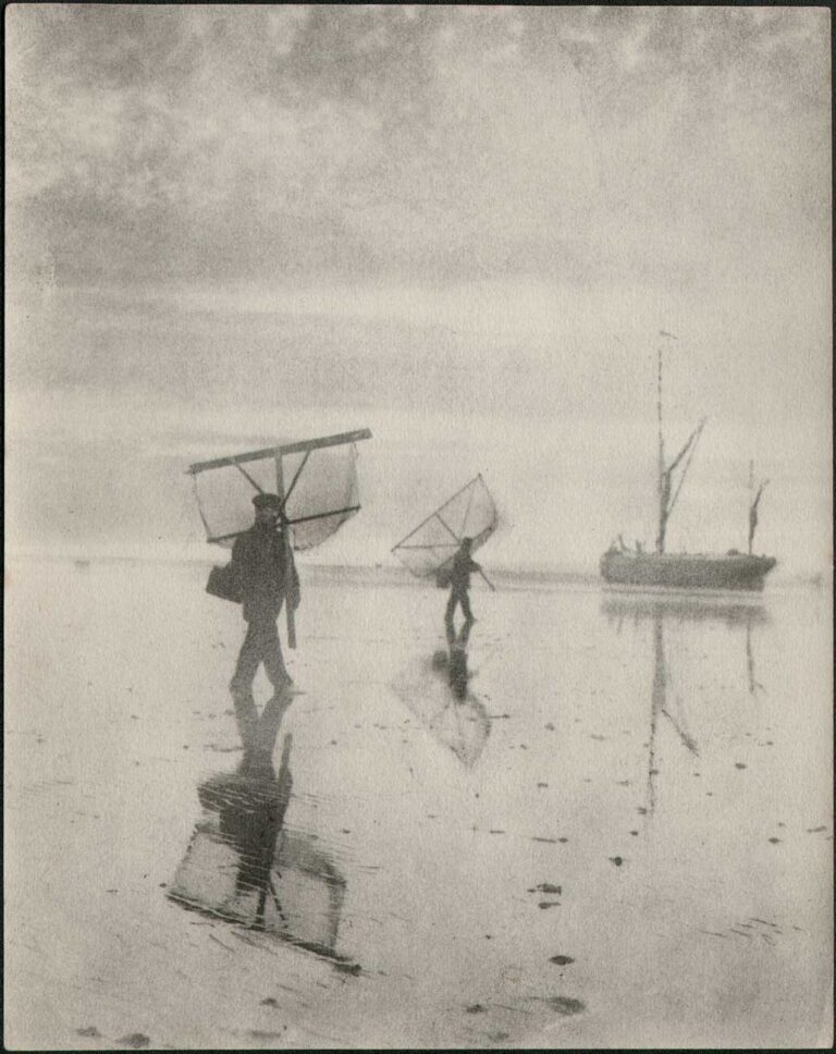 Shrimpers at Low Tide