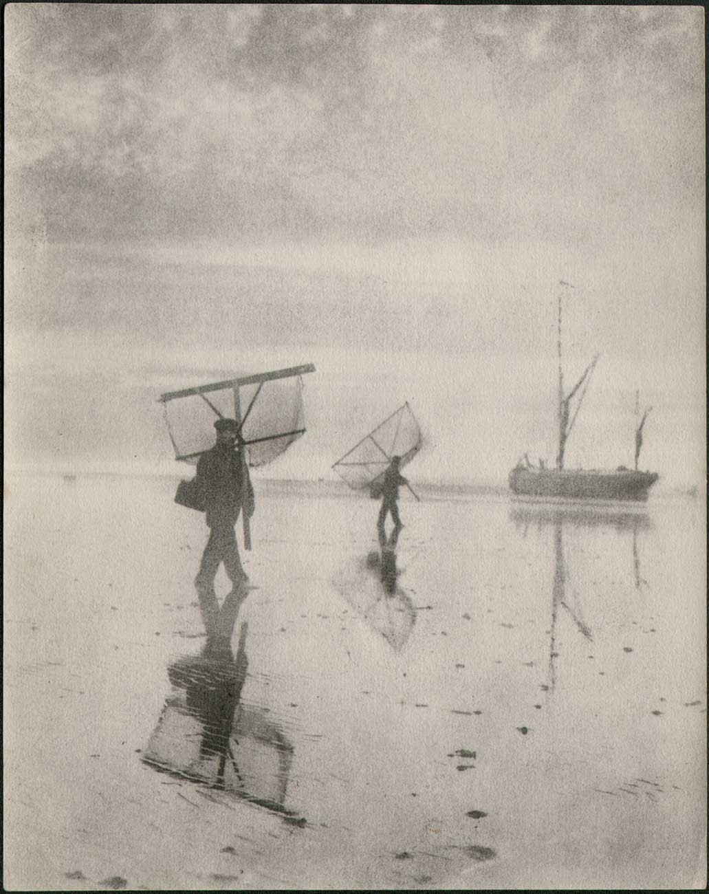 Shrimpers at Low Tide