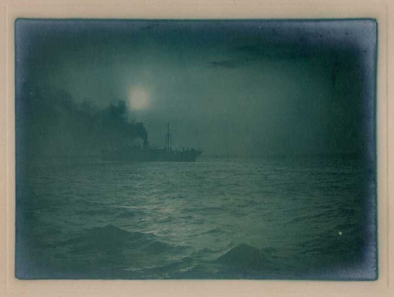 Steamer in New York Harbor