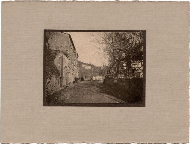 Dirt Street with Buildings