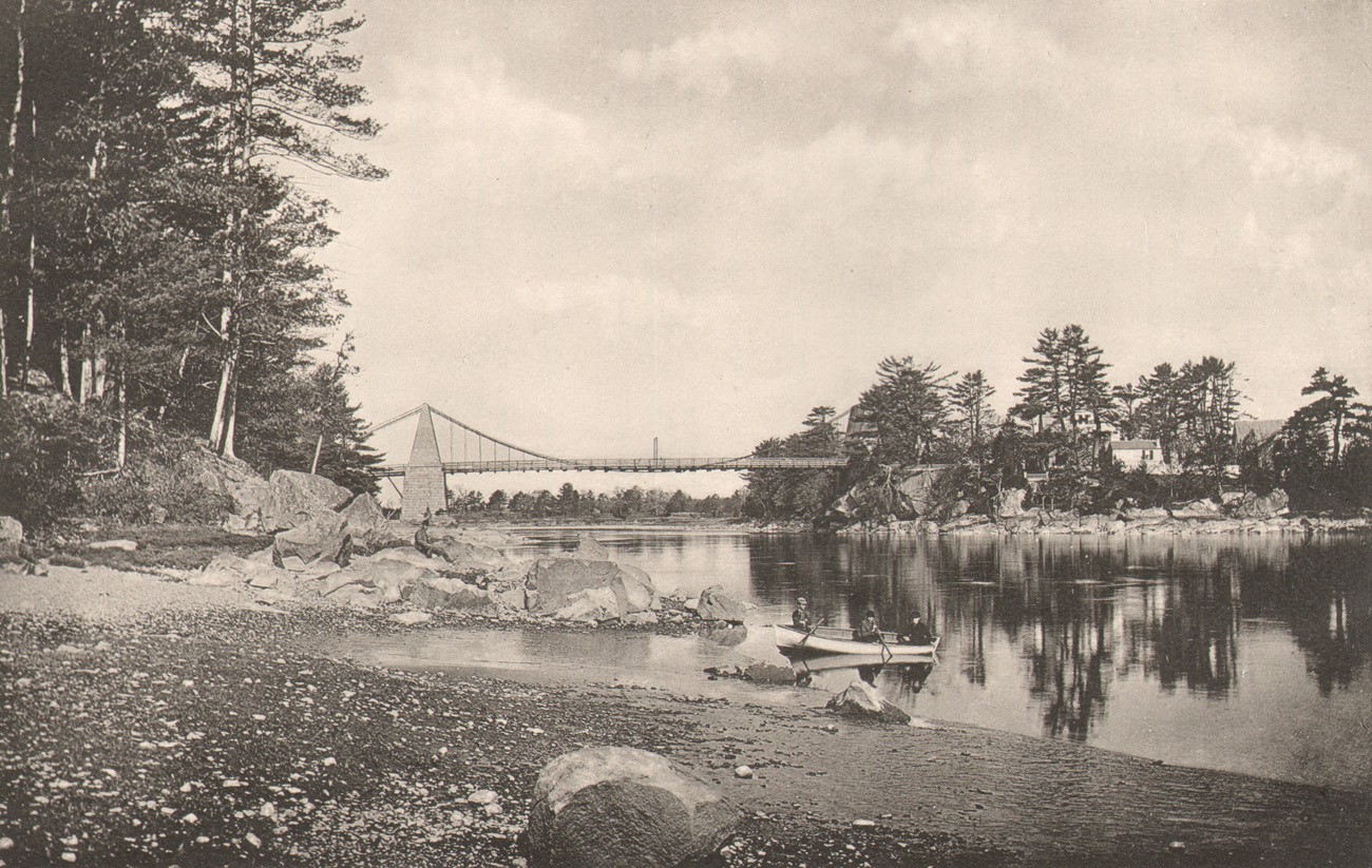 The Chain Bridge at Newburyport, Mass.