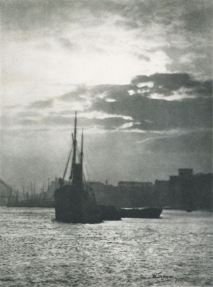 Abend Auf Der Themse