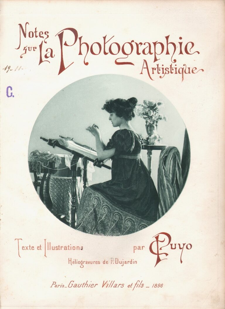 Title page: Notes sur La Photographie Artistique