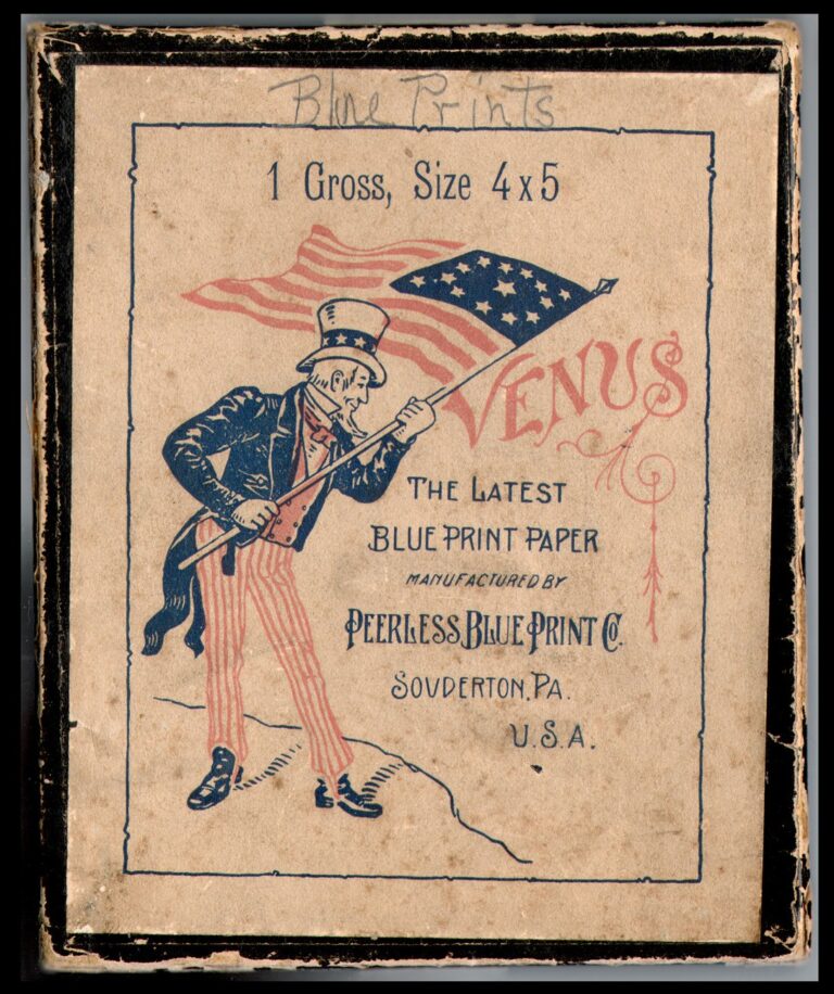 Venus brand Blue Print Paper Box Cover