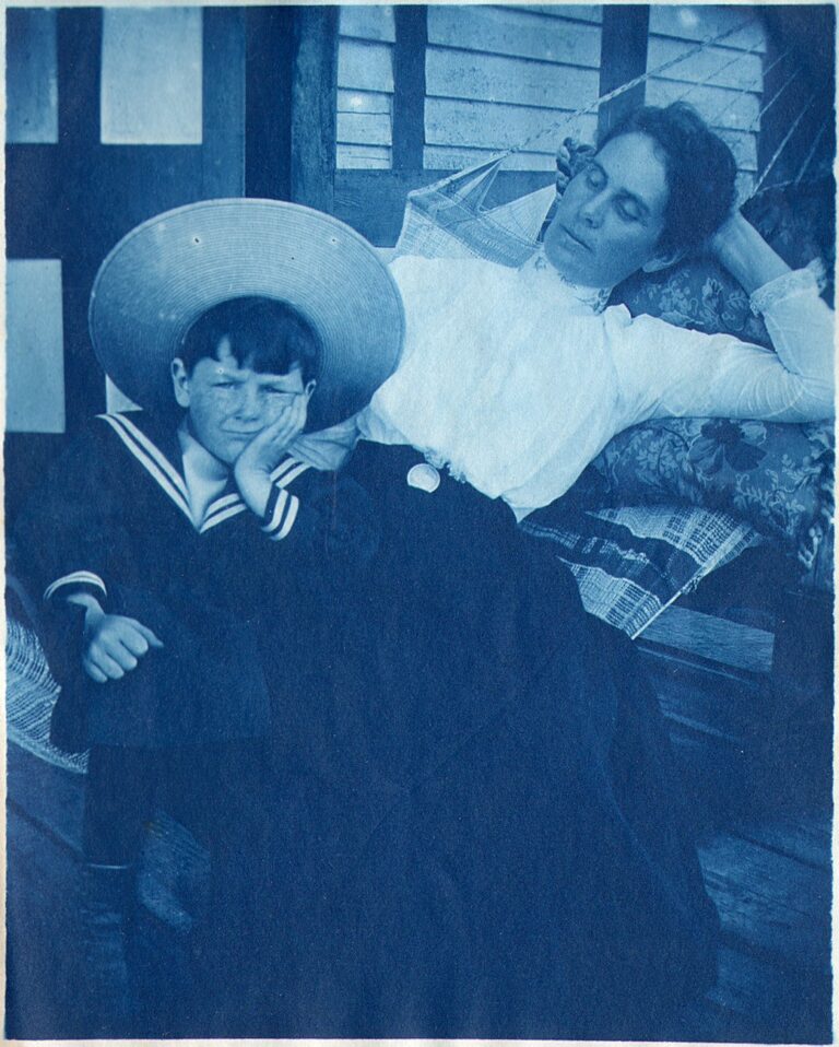 Woman & Child on Hammock