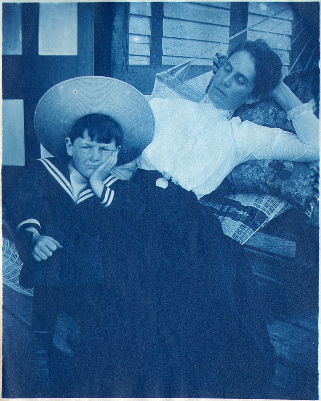 Woman & Child on Hammock