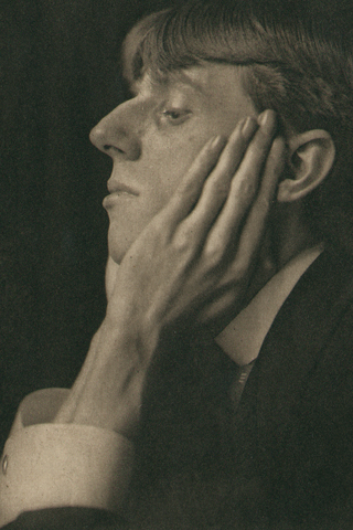 Aubrey Beardsley, Head Cradled by Hands
