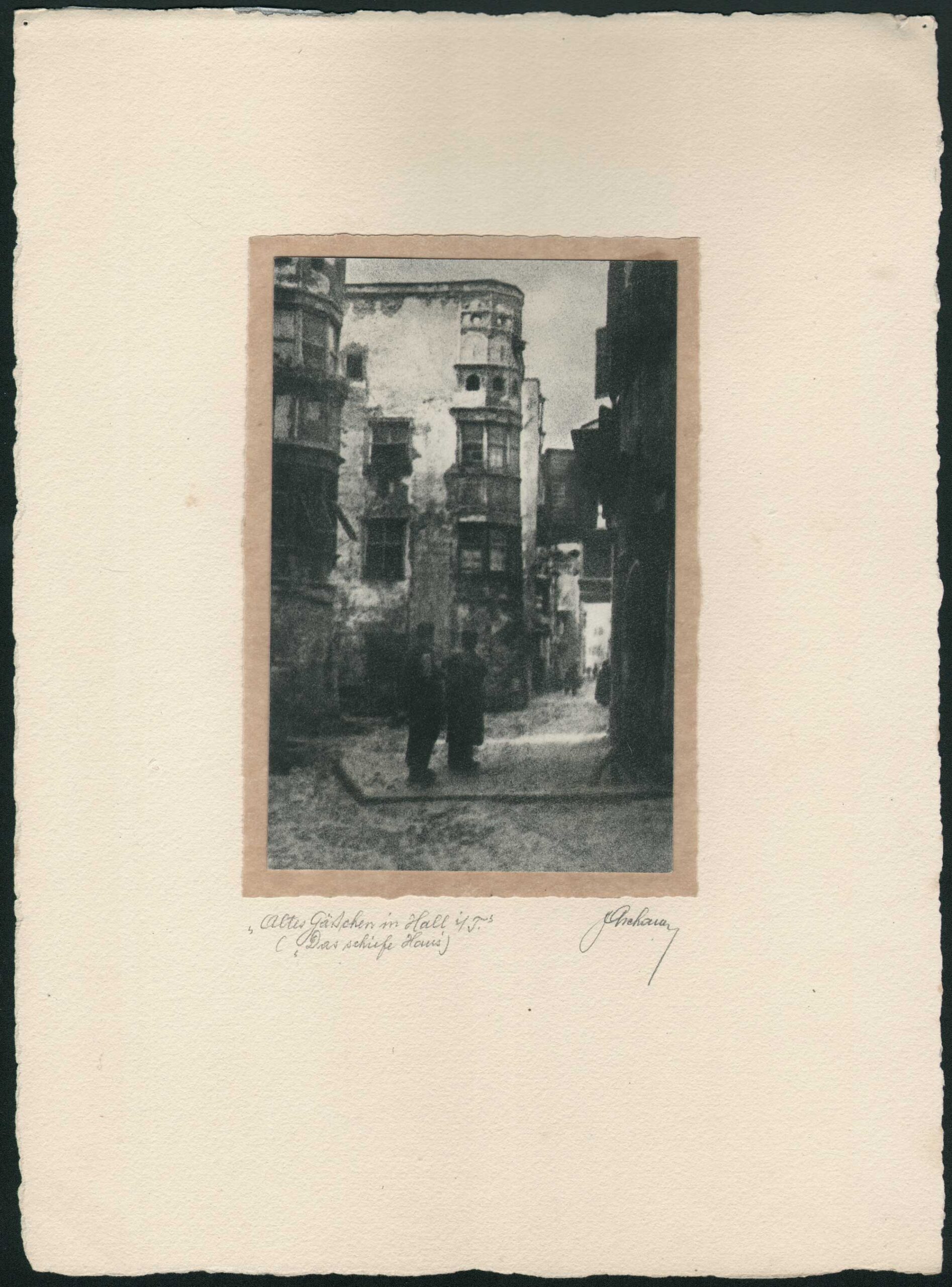 An Old Street in Hall | Tyrol