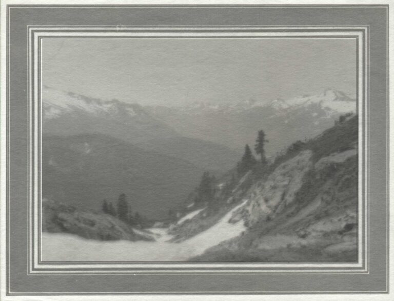 Snowy Mountain Vista