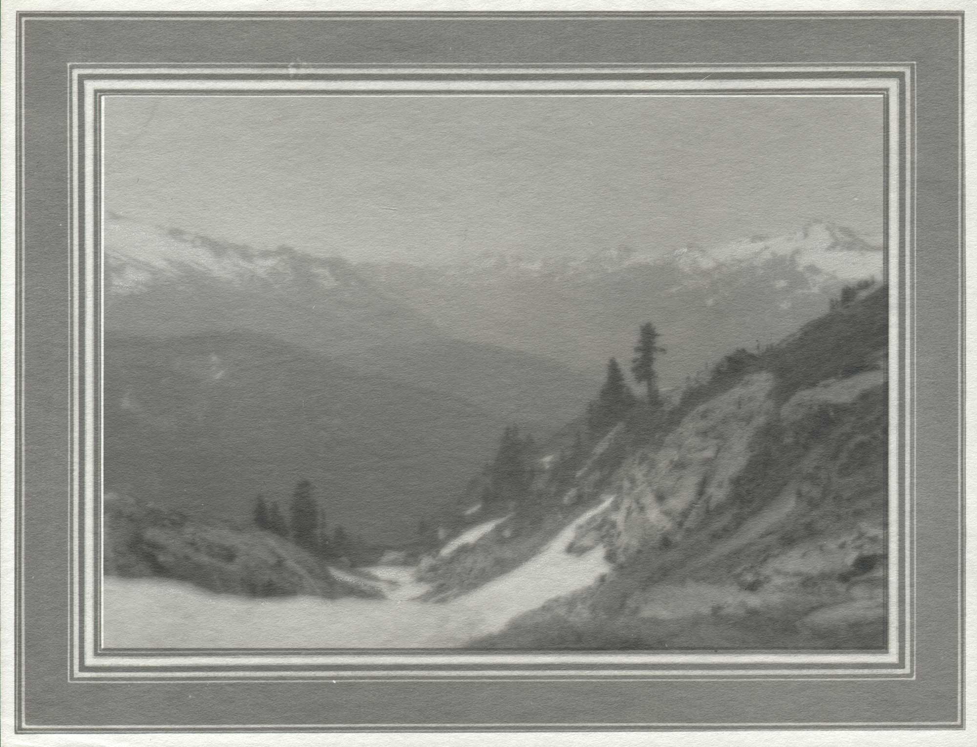 Snowy Mountain Vista